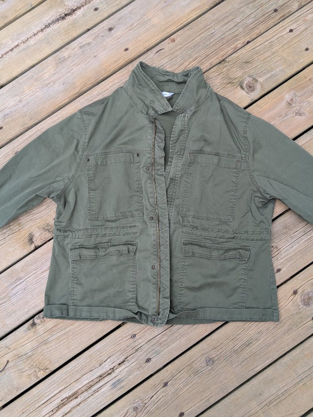Time And Tru Utility Jacket XL